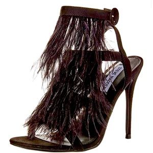 STEVE MADDEN WOMEN'S FEFE DRESS HEELS, BLACK SZ 8